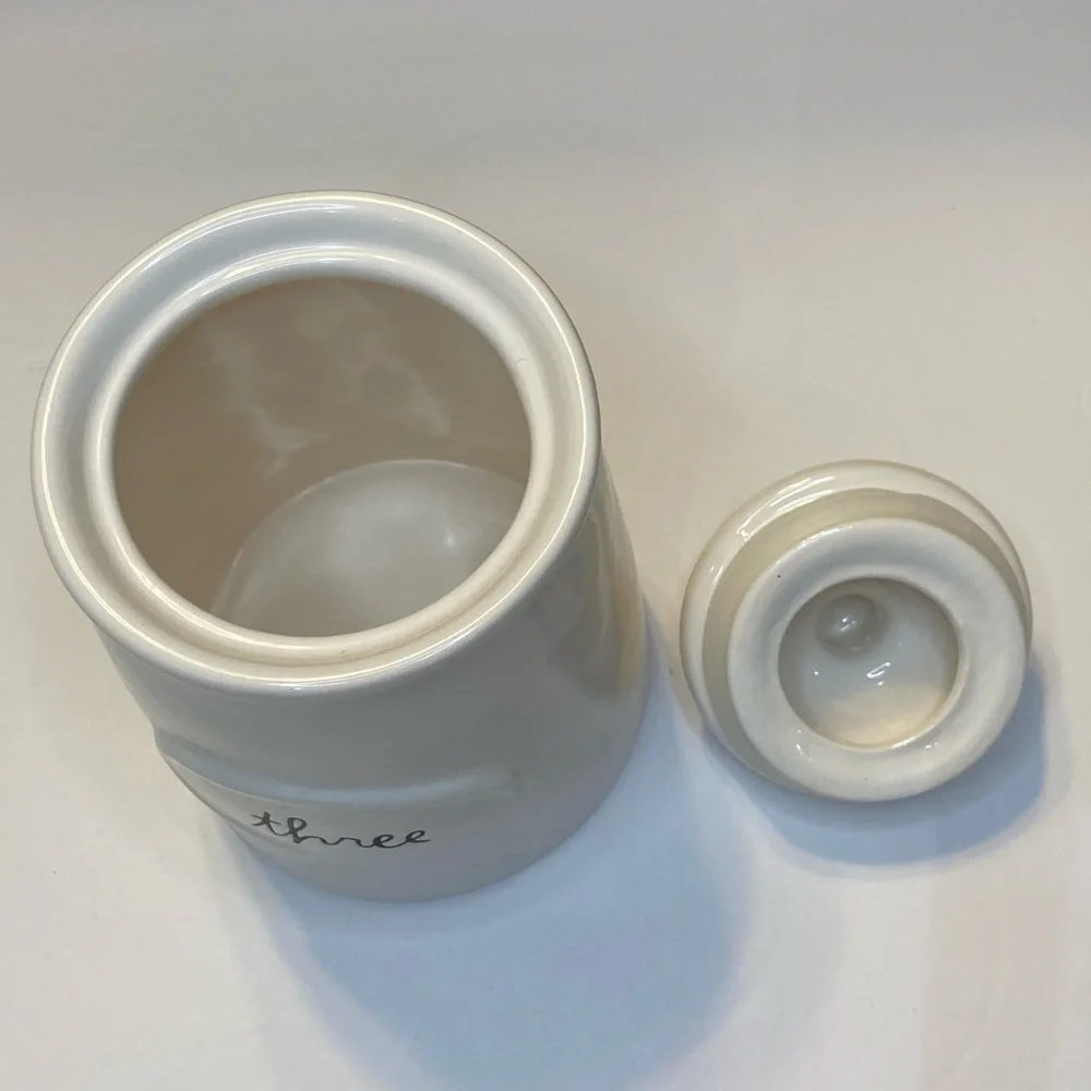 Rae Dunn Short Three Canister NWOT